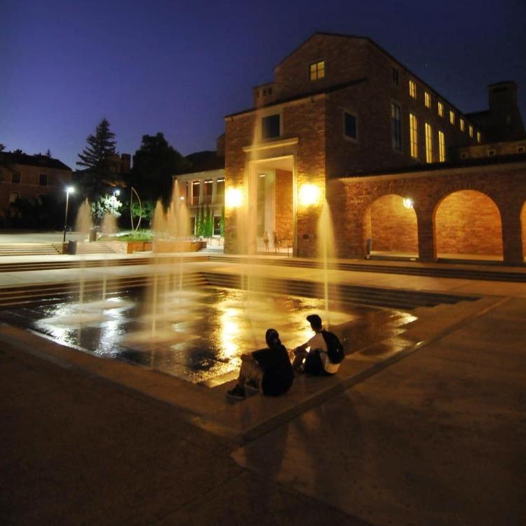 Dalton Trumbo Fountain at CU Boulder