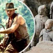 Terracotta Army and Harrison Ford as Indiana Jones