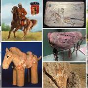 Images of horse artifacts and paintings