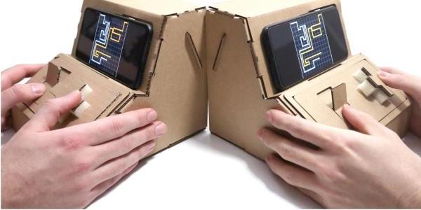 cardboard controls for gaming