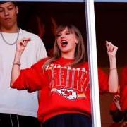 Taylor Swift at a Chiefs game