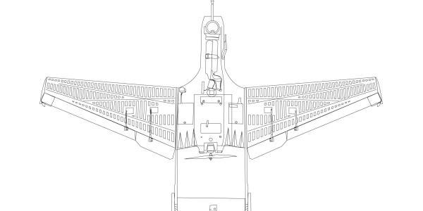 无人机图解俯视图