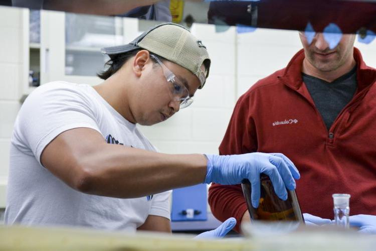 Students in the Labs