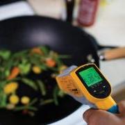 Sensors monitoring indoor air quality from cooking