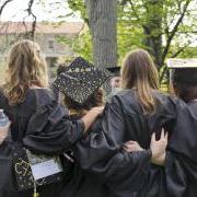 2018 graduates on Norlin Quad